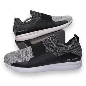 Vance Co. Cannon Knit Tru Comfort Slip-on Sneakers Grey / Black Men's‎ 13